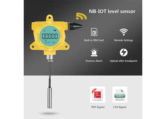 Zigbee Nb Iot Lora เซ็นเซอร์ระดับถังเก็บน้ำไร้สาย ตัวควบคุมระดับน้ำไร้สาย