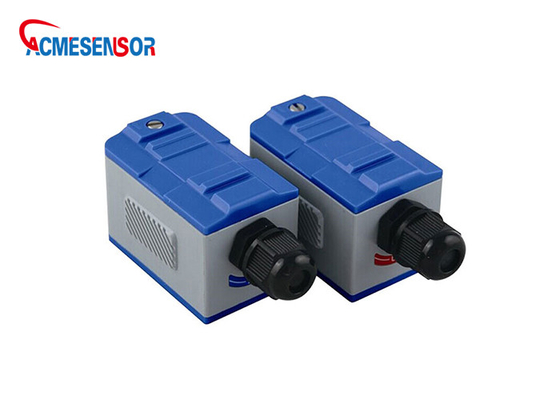 เครื่องวัดการไหลของอุลตร้าโซนิคแบบติดผนัง DN80-DN200 4-20mA สัญญาณเตือนรีเลย์ Ultrasonic Depth Sensor